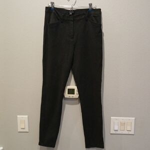 Andrew Marc Soft Black Skinny Pants Size 6 Office Work